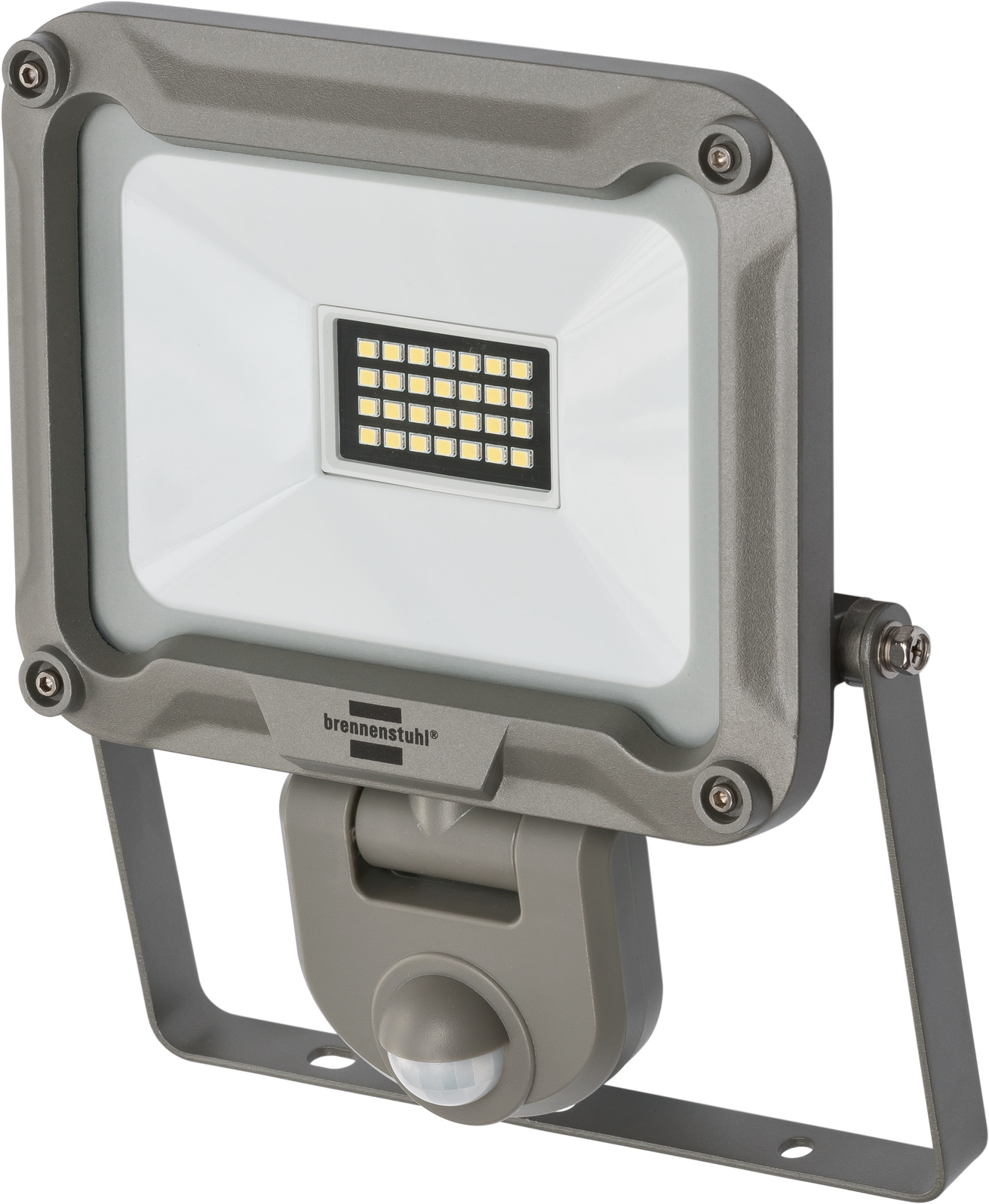 LED Strahler JARO 1950lm, IP54 19,7W, brennenstuhl® 2050 | mit P Infrarot-Bewegungsmelder