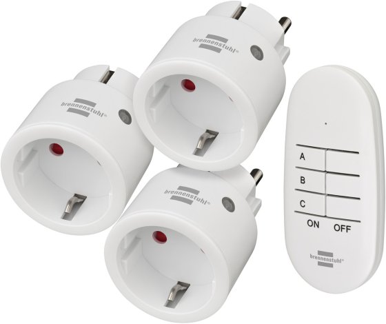 Comfort-Line Mini Funkschalt-Set 3x IP20 - Produktbild