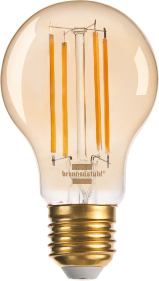 brennenstuhl®Connect WiFi Filament LED Lampe Standard E27, 470lm, 4,9W - Produktbild