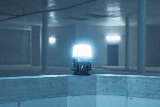 Professional Multi Battery LED 360° Hybrid Baustrahler 12050 MH, 12000lm, IP54 - Leuchtdauer in Abhängigkeit des verwendeten Akkus