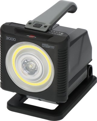 Professional Multi Battery LED Akku Handleuchte HL 3000, 1140 + 2160lm, IP54